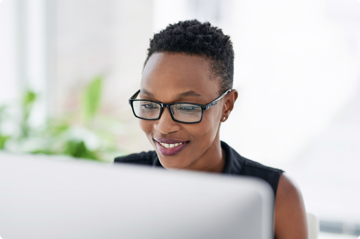 female in the head office
